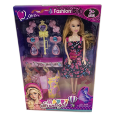 Fashion Doll with Dresses & Accessories
